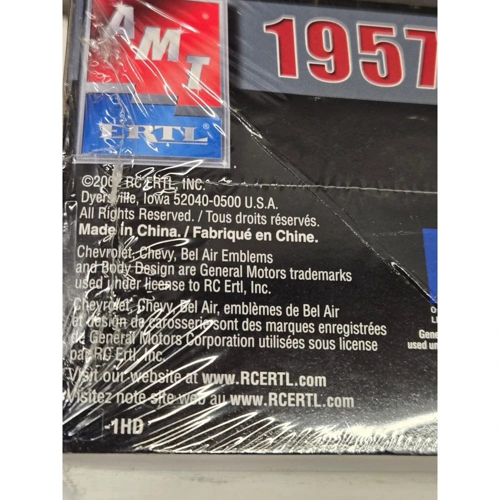 AMT Ertl 1957 Chevrolet Bel Air 1:25 Scale Model Car Kit Skill 2 31955 Sealed